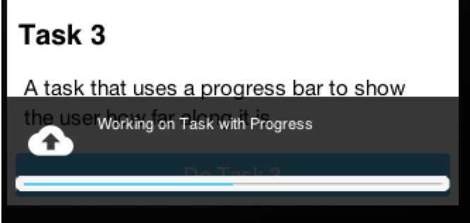 ToastBar & Gaussian Blur